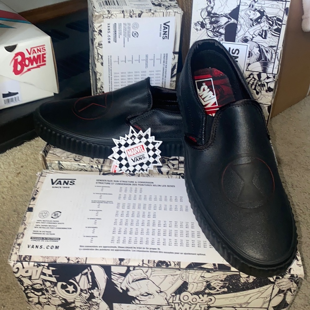 Marvel Black Widow Vans Classic shoes